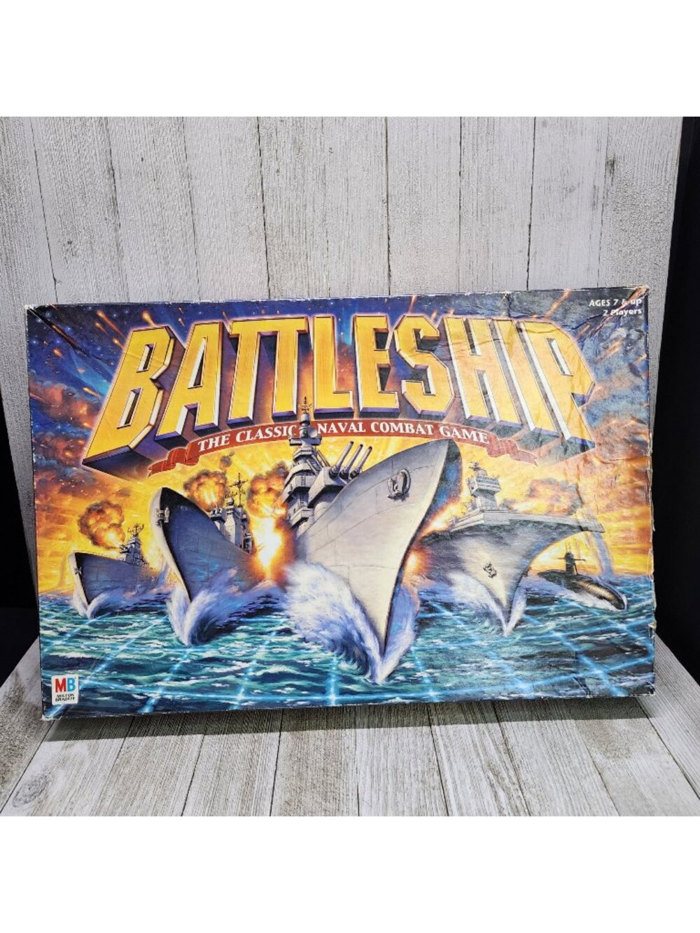 Vintage Battleship The Classic Naval Combat Game 2002 By Milton Bradley